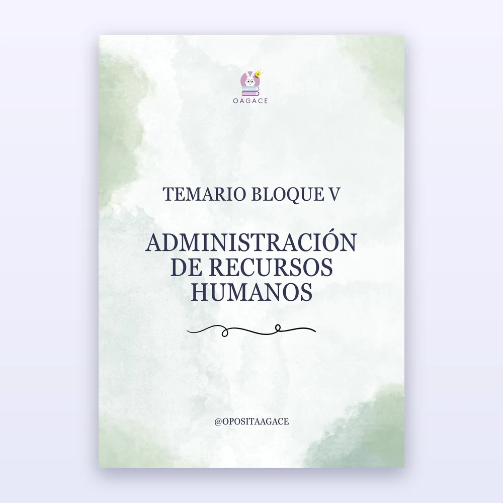 Temario Bloque 5 Recursos Humanos (78 páginas)